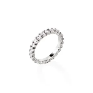 Best Anello Veretta Con Zirconi Bianchi | RBB Donna Gioielli Moda Donna
