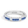 New Anello Veretta In Oro Bianco Diamanti E Zaffiri Gioielli Anniversary | R01GD013/ZB Donna Gioielli Donna