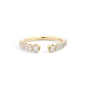 New Anello Veretta In Oro Giallo E Diamanti Naturali Gioielli Anniversary | R01FN008/G066 Donna Gioielli Donna