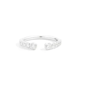 Fashion Anello Veretta In Oro Giallo E Diamanti Naturali Anniversary | R01FN008/066 Donna Gioielli Donna