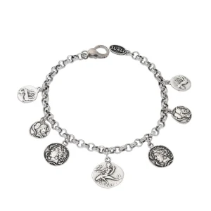 Hot Bracciale A Catena Con Monete Gioielli | BM1936 Donna Gioielli Moda Donna