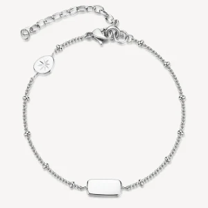 Best Bracciale Acciaio Con Piastrina Centrale Essential Brosway | BNL073 Donna Gioielli Moda Donna
