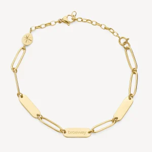 Online Bracciale Acciaio Dorato Essential Brosway | BNL068 Donna Gioielli Moda Donna
