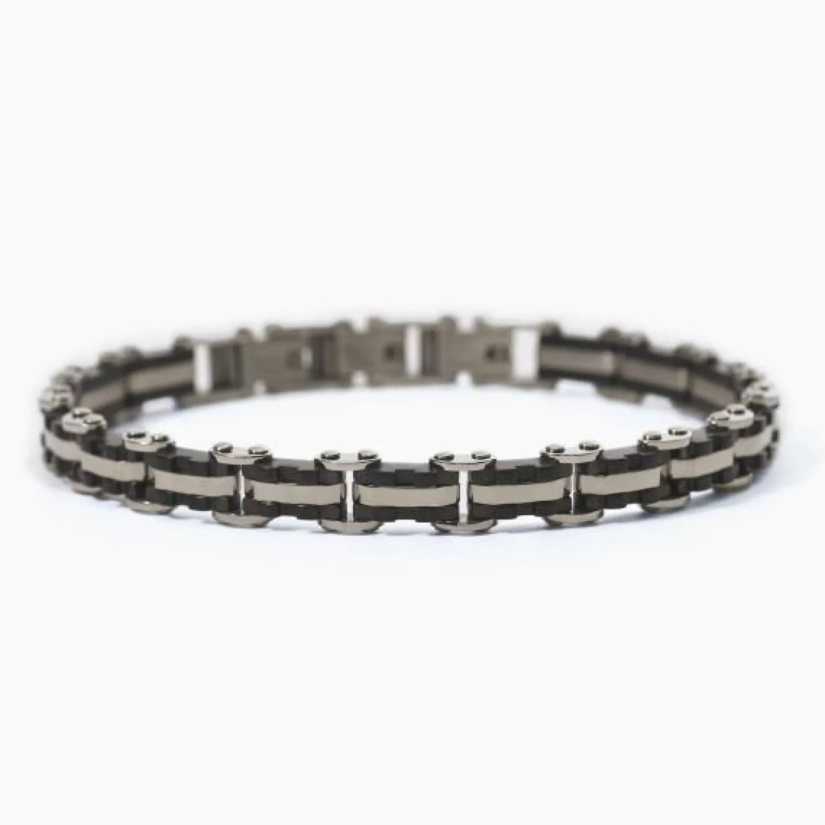 bracciale_acciaio_e_pvd_n_0.webp Outlet Bracciale Acciaio E Pvd Nero Gioielli 2Jewels | 232334 Uomo Gioielli Moda Uomo