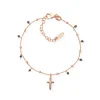 Discount Bracciale Con Croce In Argento Rosè | BRCRRN3 Donna Gioielli Moda Donna