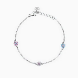 Discount Bracciale Bambina Con Fiorellini Gioielli | 533876 Gioielli Moda Bimbi