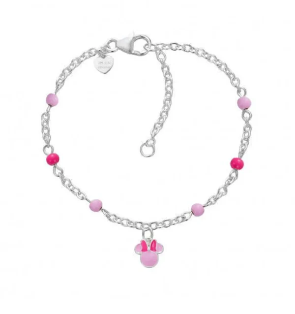 Online Bracciale Bambina Minnie Mouse Gioielli | BS00104SL-47.CS Gioielli Moda Bimbi