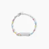 Best Bracciale Bambina Personalizzabile Con Arcobaleno Gioielli | 533599 Gioielli Moda Bimbi