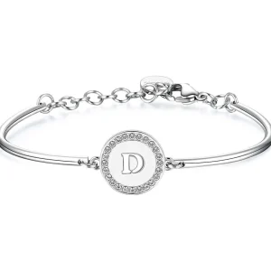 Outlet Bracciale Chakra Iniziale D: Praticità,Resistenza,Responsabilità | BHK127 Donna Gioielli Moda Donna