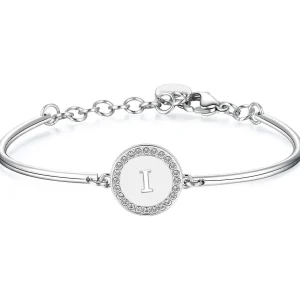 New Bracciale Chakra Iniziale I: Sensibilità, Passionalità, Esuberanza | BHK132 Donna Gioielli Moda Donna
