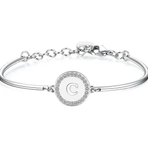 Hot Bracciale Chakra Iniziale C: Equilibrio, Intuizione ,Creatività | BHK126 Donna Gioielli Moda Donna