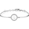 Fashion Bracciale Chakra iniziale L: Capacità, Comunicazione, Libertà | BHK135 Donna Gioielli Moda Donna