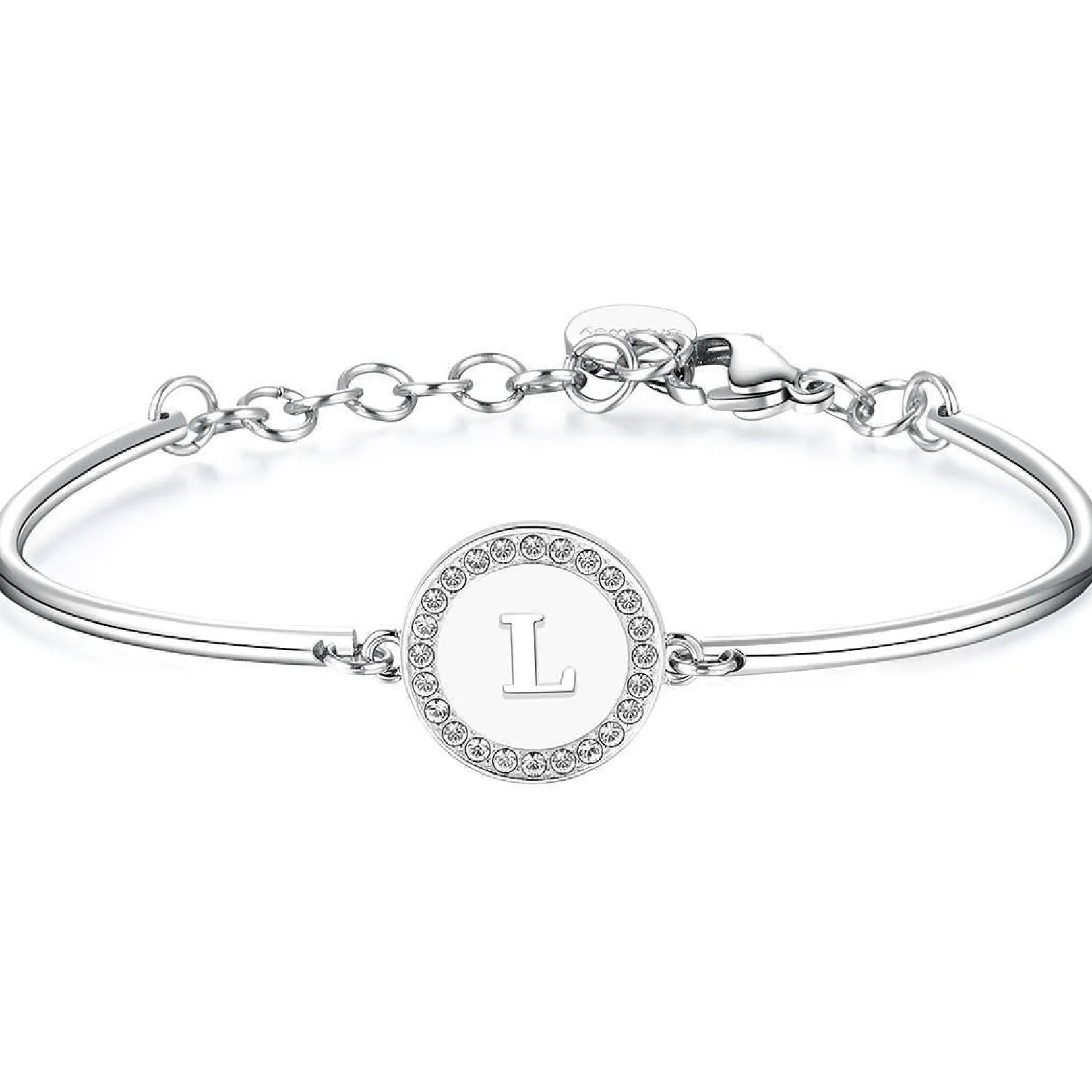 bracciale_brosway_chakra__0-35.webp Fashion Bracciale Chakra iniziale L: Capacità, Comunicazione, Libertà | BHK135 Donna Gioielli Moda Donna