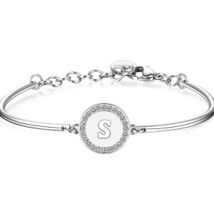 Outlet Bracciale Chakra Iniziale S: Istinto,Passionalità,Onestà | BHK142 Donna Gioielli Moda Donna