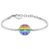 New Bracciale Chakra Pace, Amore, Libertà | BHK270 Donna Gioielli Moda Donna