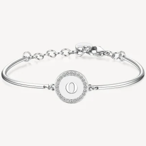 Hot Bracciale Chakra Iniziale O: Autocontrollo, Ambizione, Rispetto | BHK138 Donna Gioielli Moda Donna