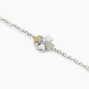 Discount Bracciale Con Angioletto Bimba Gioielli | 533489 Gioielli Moda Bimbi