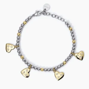 Clearance Bracciale Con Pendenti Cuore Donna Gioielli | 232347 Donna Gioielli Moda Donna