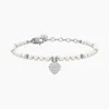 New Bracciale Con Perle E Cuore Gioielli | 732334 Donna Gioielli Moda Donna | Idee Regalo