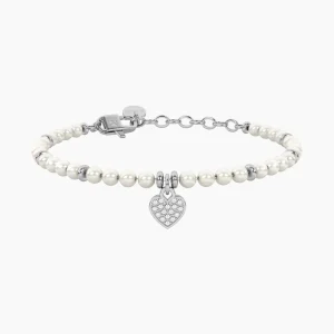 New Bracciale Con Perle E Cuore Gioielli | 732334 Donna Gioielli Moda Donna | Idee Regalo