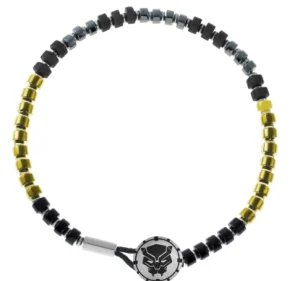 Sale Bracciale Con Perline Black Panther Gioielli | B600631QML-8.CS Gioielli Moda Bimbi