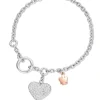 Online Bracciale Cuore Charm E Angelo Giannotti | GIA440 Donna Gioielli Moda Donna