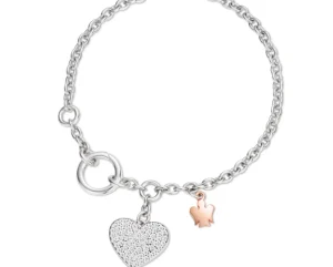 Online Bracciale Cuore Charm E Angelo Giannotti | GIA440 Donna Gioielli Moda Donna