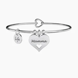 New Bracciale Cuore Mamma Rigido Gioielli | 731619 Donna Gioielli Moda Donna | Idee Regalo