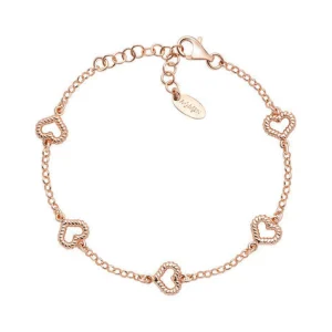 New Bracciale "Cuore Multiplo" In Argento Gioielli Coccole | BRGOCUR1 Donna Gioielli Moda Donna