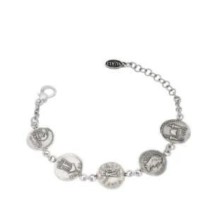 Hot Bracciale Donna A Catena Con Monete Gioielli | BM1935 Donna Gioielli Moda Donna