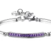 Online Bracciale Donna Acciaio Chakra Con Cristalli Gioielli | BHK92 Donna Gioielli Moda Donna | Idee Regalo