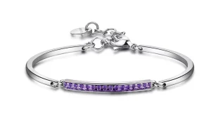 Online Bracciale Donna Acciaio Chakra Con Cristalli Gioielli | BHK92 Donna Gioielli Moda Donna | Idee Regalo