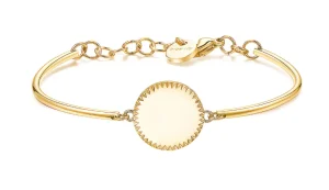 Sale Bracciale Donna Acciaio Chakra Con Medaglietta Rotonda Gioielli | BHK307 Donna Gioielli Moda Donna | Idee Regalo