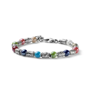 Discount Bracciale Donna Candies Ceramiche Multicolor E Argento Mariacristinasterling | G4082 Donna Gioielli Moda Donna