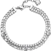 Fashion Bracciale Donna Catena Con Zirconi Gioielli Desideri | BEI047 Donna Gioielli Moda Donna