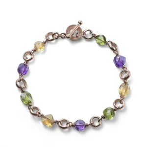 Discount Bracciale Donna Claudine Quarzi E Argento Rosa Mariacristinasterling |  G4841R Donna Gioielli Moda Donna