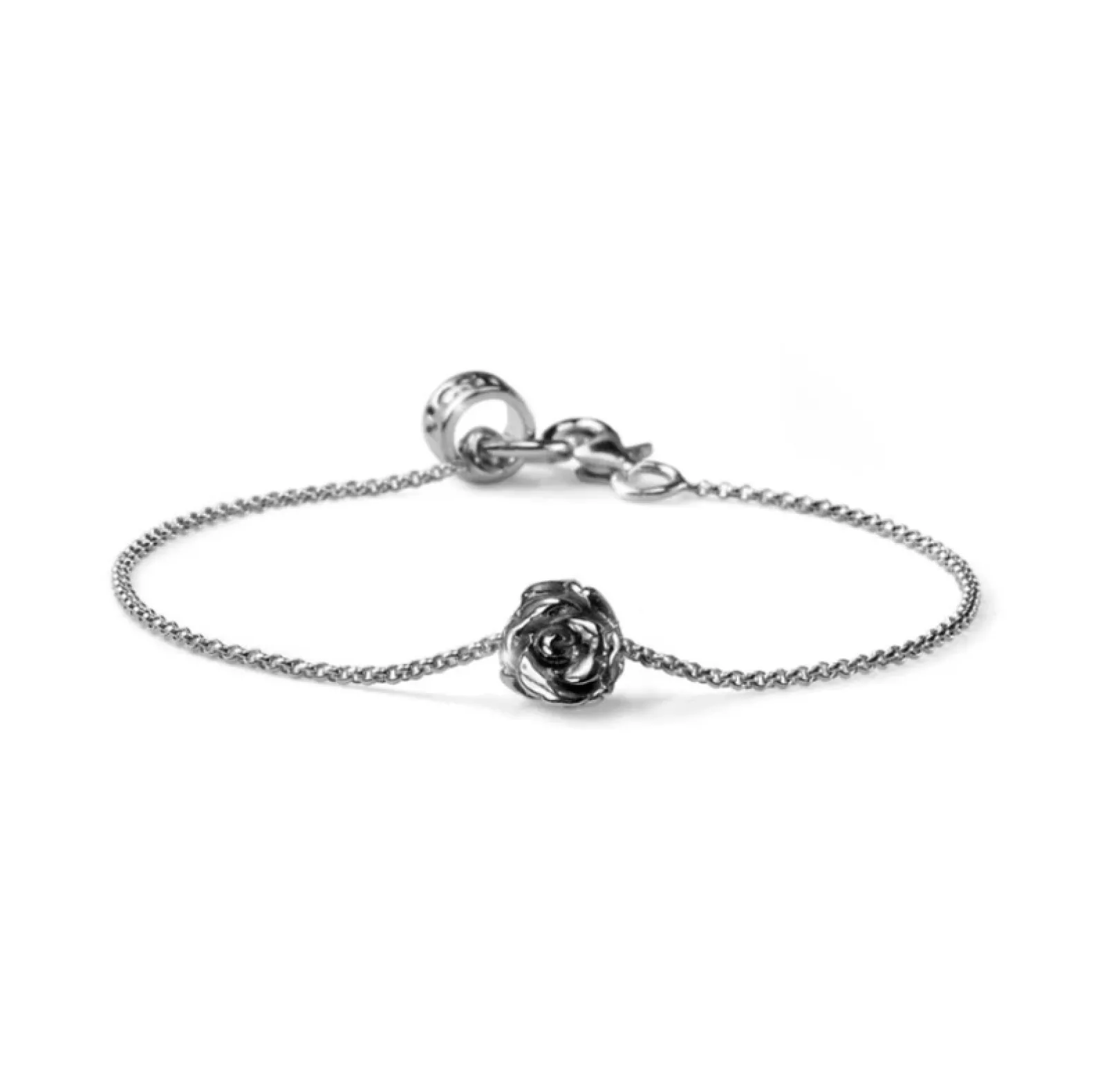 bracciale_donna_collezion_0.webp Outlet Bracciale Donna Collezione Rose In Argento Charm Rosa Mariacristinasterling | G2967 Donna Gioielli Moda Donna