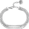 Online Bracciale Donna Con Piastrina E Zirconi Gioielli Desideri |  BEI051 Donna Gioielli Moda Donna