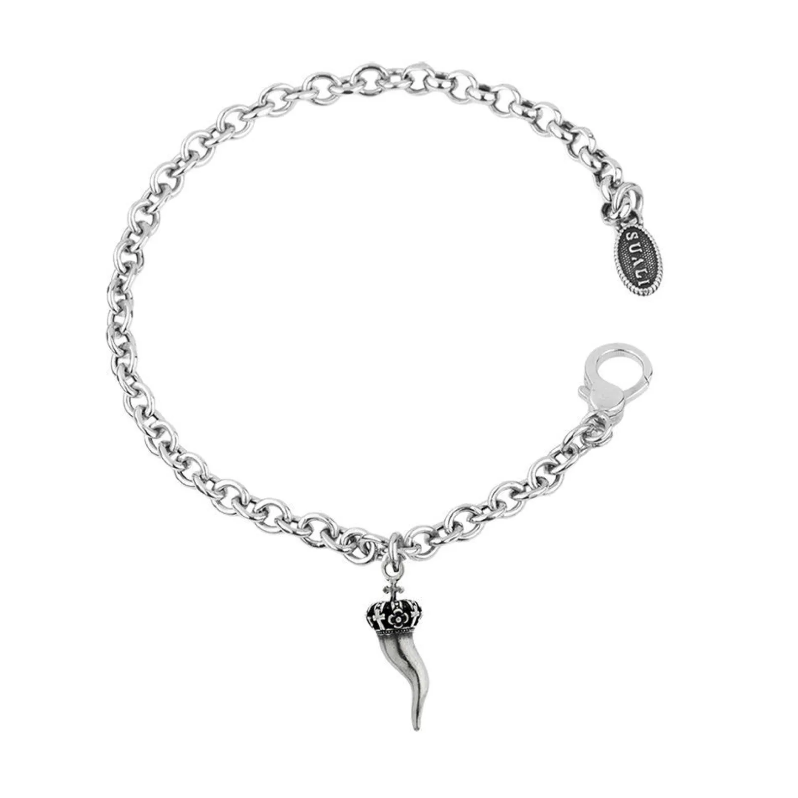 bracciale_donna_in_argent_0-10.webp New Bracciale Donna In Argento Con Cornetto Gioielli | BM2030 Donna Gioielli Moda Donna