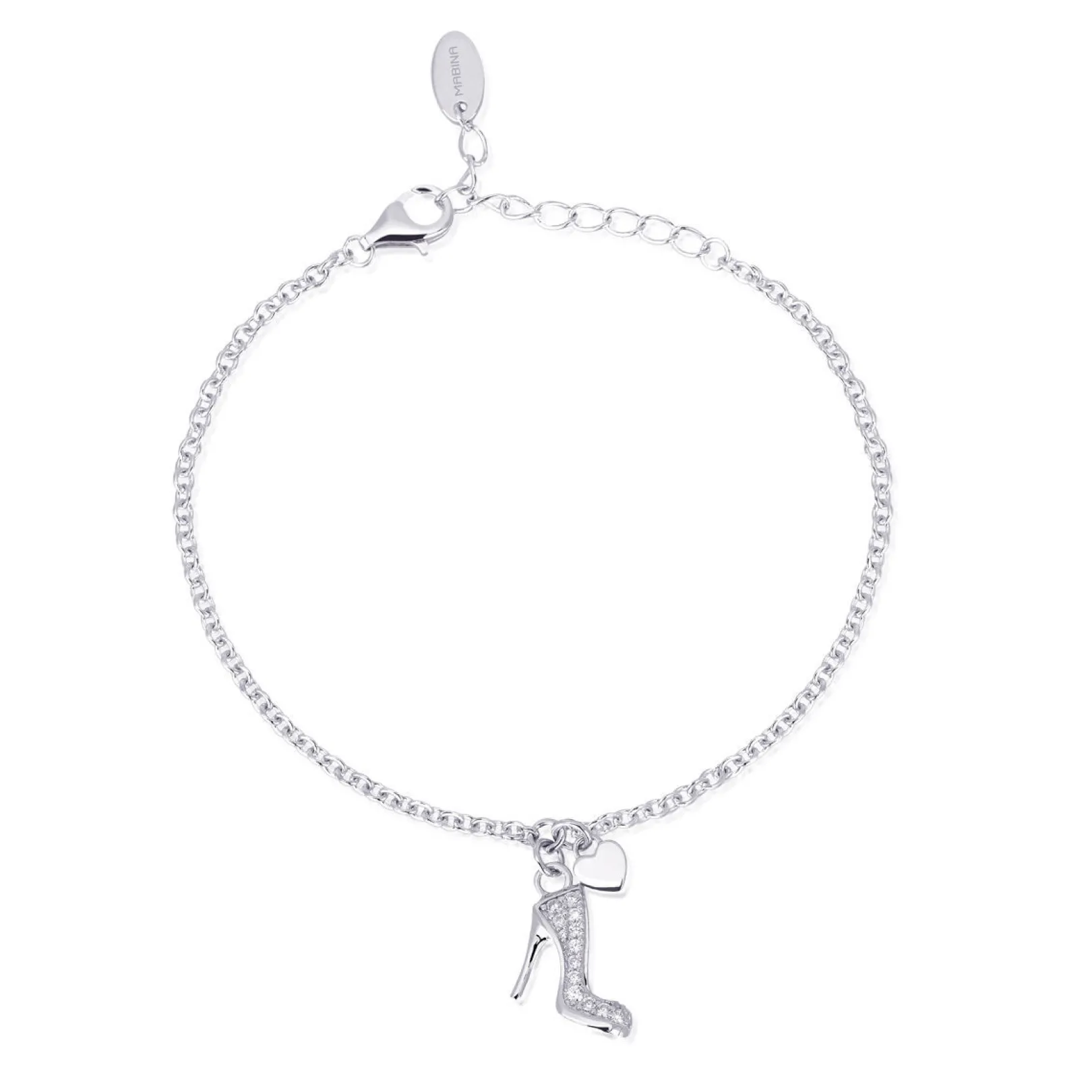 bracciale_donna_in_argent_0-38.webp Outlet Bracciale Donna In Argento E Zirconi Gioielli | 533185 Donna Gioielli Moda Donna