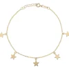 New Bracciale Donna In Oro Con Stelle Gioielli | AU9BRMSTG Donna Gioielli Moda Donna