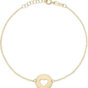 Best Bracciale Donna In Oro Con Cuore Gioielli | AU9BRCUVG3 Donna Gioielli Moda Donna