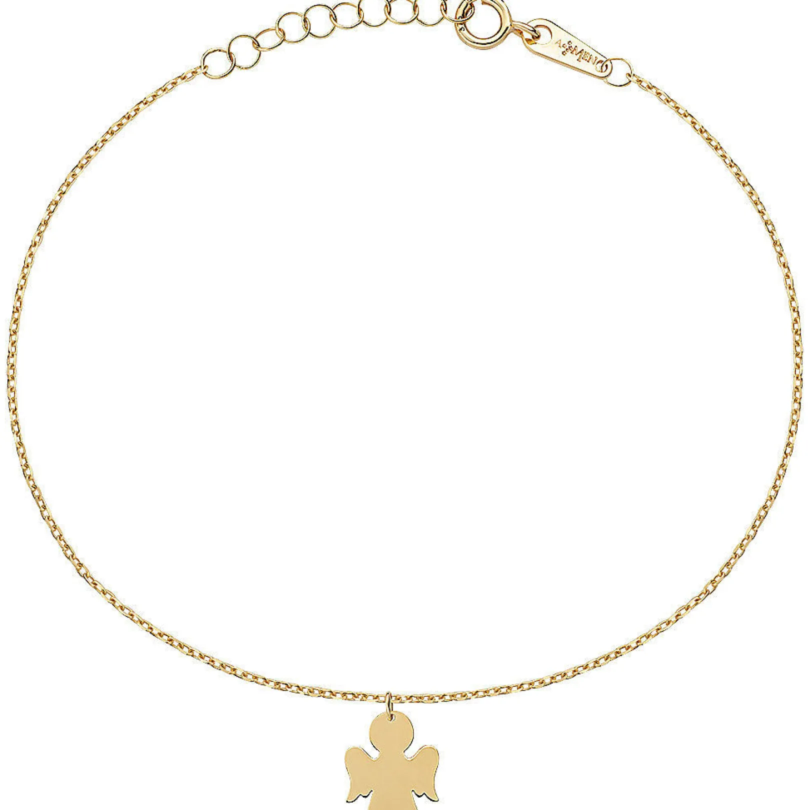 bracciale_donna_in_oro_co_0.webp Clearance Bracciale Donna In Oro Con Angelo Custode Gioielli | AU9BRAG3 Donna Gioielli Moda Donna