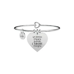 Hot Bracciale Donna Love L'Amore Insegna... | 731292 Donna Gioielli Moda Donna
