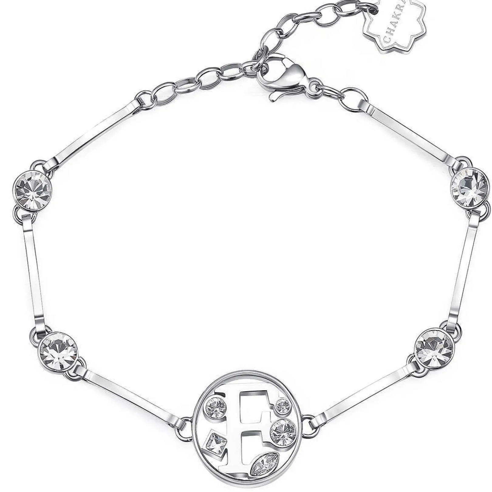 bracciale_donna_lettera_f_0.webp Best Bracciale Donna Lettera F Gioielli Chakra | BHKB054 Donna Gioielli Moda Donna