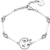 Sale Bracciale Donna Lettera G Gioielli Chakra | BHKB055 Donna Gioielli Moda Donna