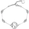 Hot Bracciale Donna Lettera S Gioielli Chakra | BHKB067 Donna Gioielli Moda Donna