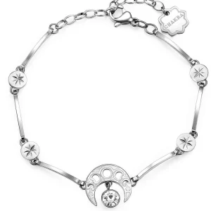 Sale Bracciale Donna Luna Crescente Gioielli Chakra | BHKB014 Donna Gioielli Moda Donna