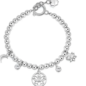 Hot Bracciale Donna Luna Fiore Di Loto Gioielli Chakra | BHKB115 Donna Gioielli Moda Donna