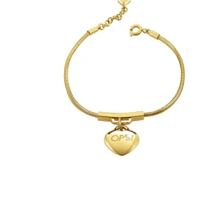Online Bracciale Donna Objects Snake Con Ciondolo Cuore   | BR-366 Donna Gioielli Moda Donna